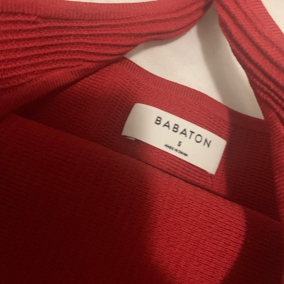 Aritzia Babaton Sculpt Knit Red Tank - Picture 4 of 7